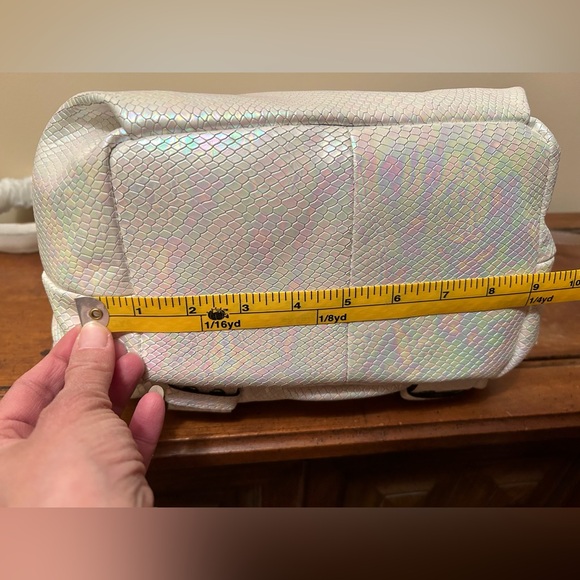 Aimee Kestenberg Cooper Leather Convertible Shoulder Bag - Hologram Snake - Picture 15 of 17